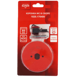 Коронка Elitech 1820.170400 9186995