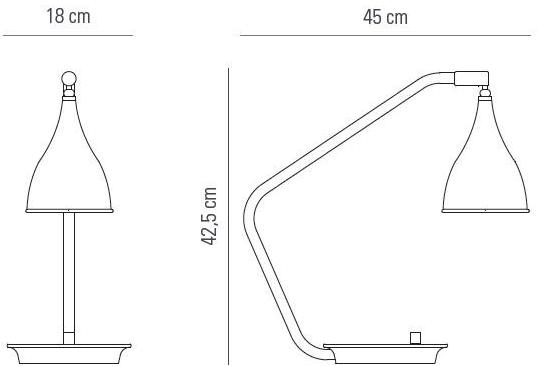 NORR11 Светодиодная настольная лампа из стали Le six sun-id-1403380 - Вид №6