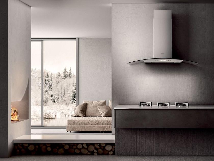 Elica Настенная вытяжка из нержавеющей стали и стекла Circus plus sun-id-1423410 - Вид №1