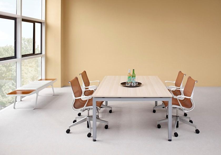 Herman Miller Эргономичное вращающееся офисное кресло из ткани с подлокотниками Setu sun-id-1496901 - Вид №14