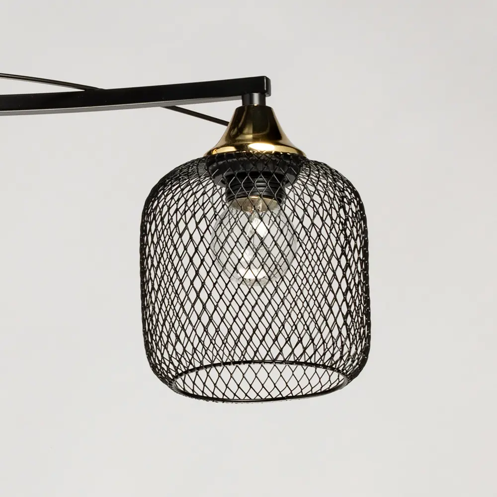 Люстра потолочная Вита 5 ламп 18.6 м² цвет черный DE CITY STLM-2006926 - Вид №1