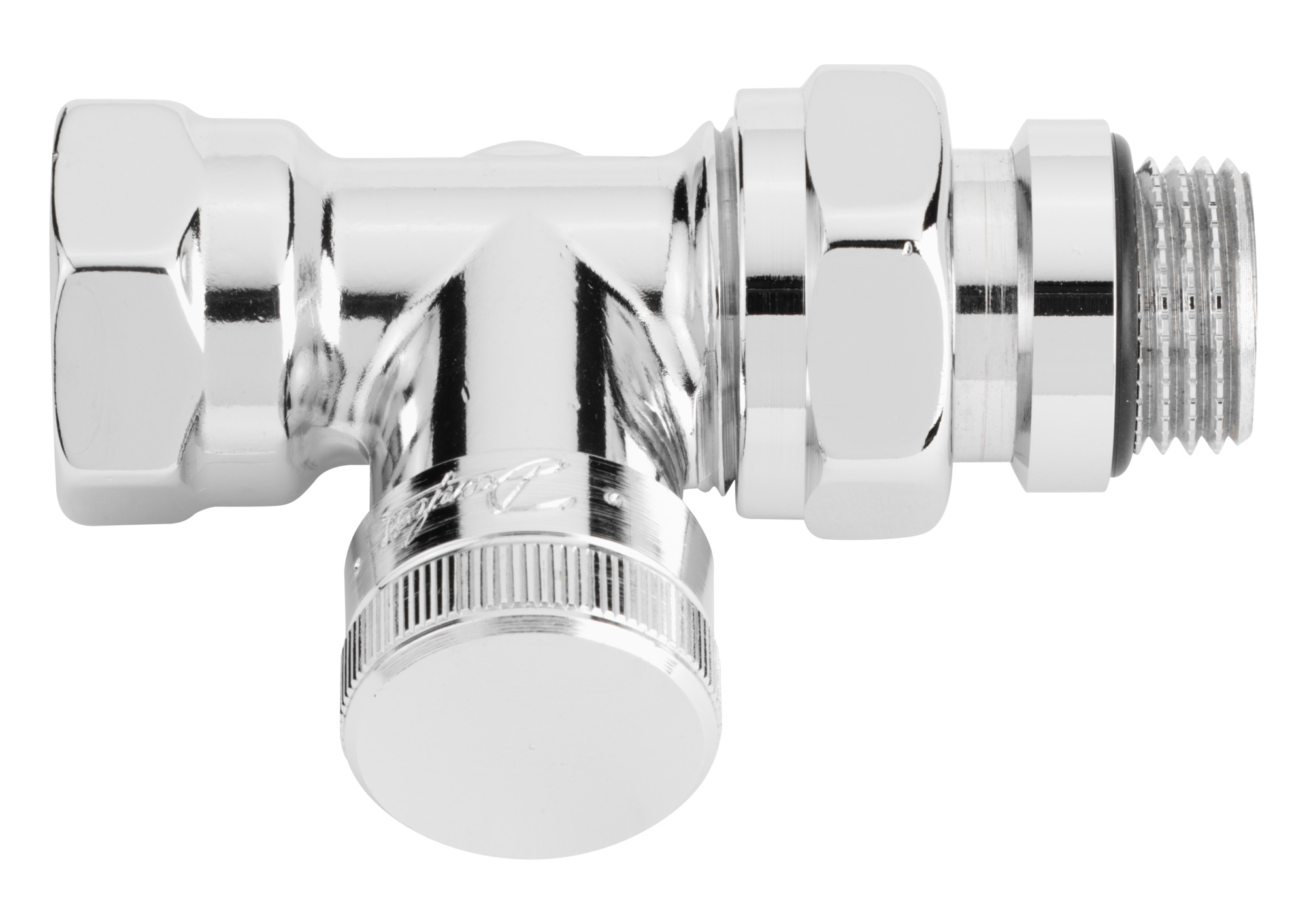 Danfoss Клапан RLV для бокового присоединения к радиатору RLV Клапан запорный Ду20, прямой 003L0146  - Вид №16