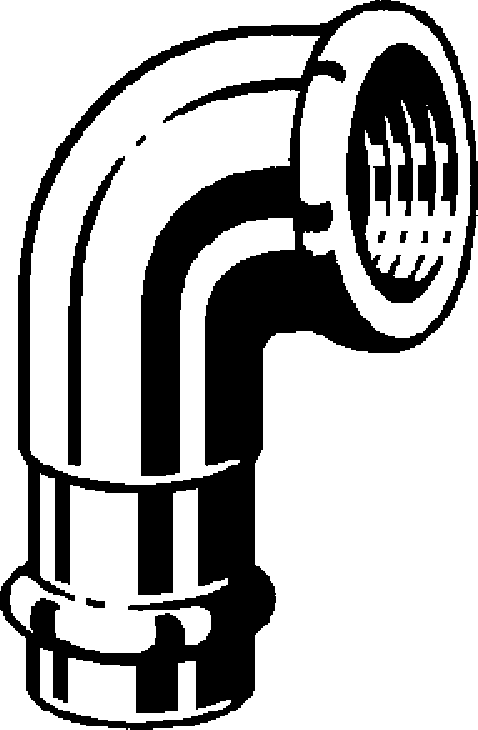 314 385 Модель 2214.2 Трубопроводные системы  Profipress  Переходники/​переходные угольники Santreyd  - Вид №1