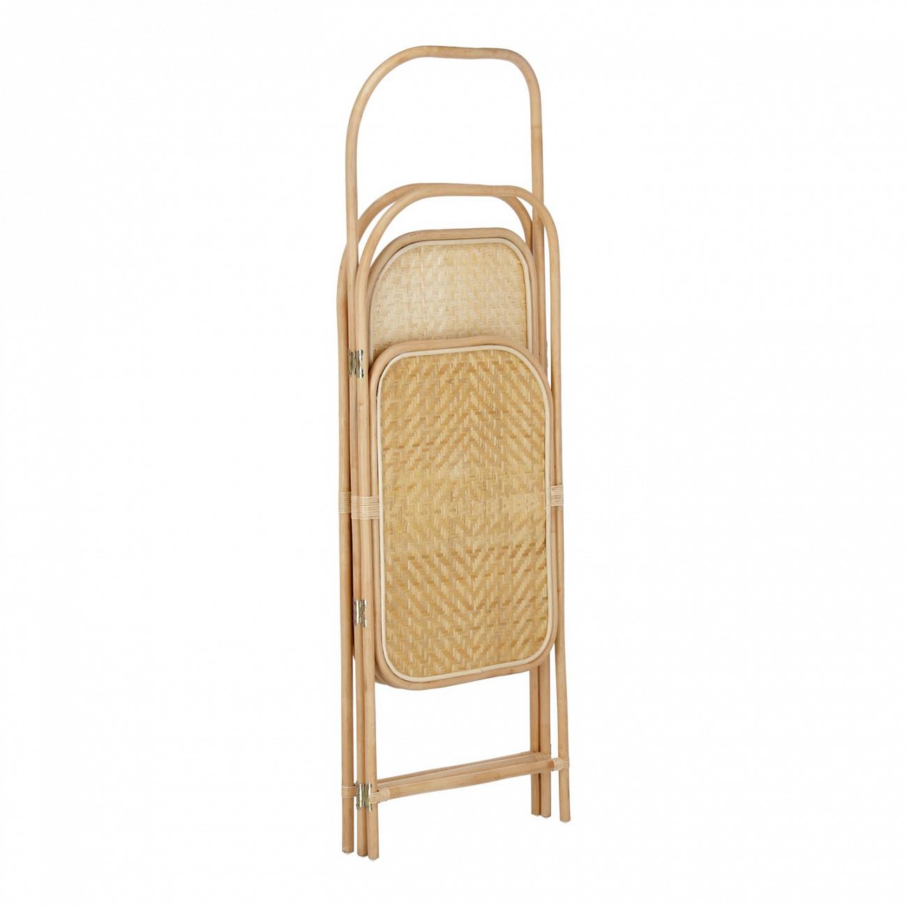 Межкомнатная ширма трехстворчатая 180х180 см бежевая Krysia от La Forma LA FORMA  00-3882148 Бежевый  - Вид №1