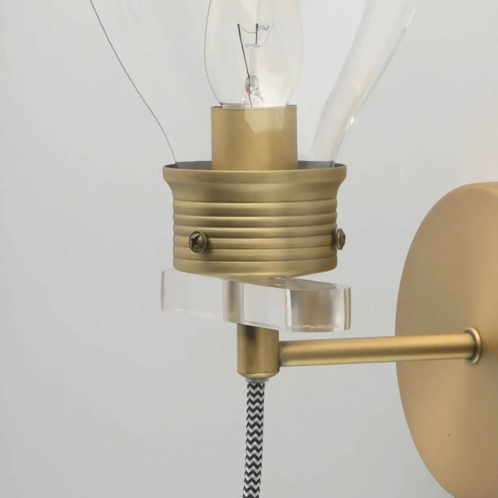 Бра «Атмосфера» 1хE14х5 Вт цвет золотой 81973875 STLM-2034373 MW-Light  - Вид №2