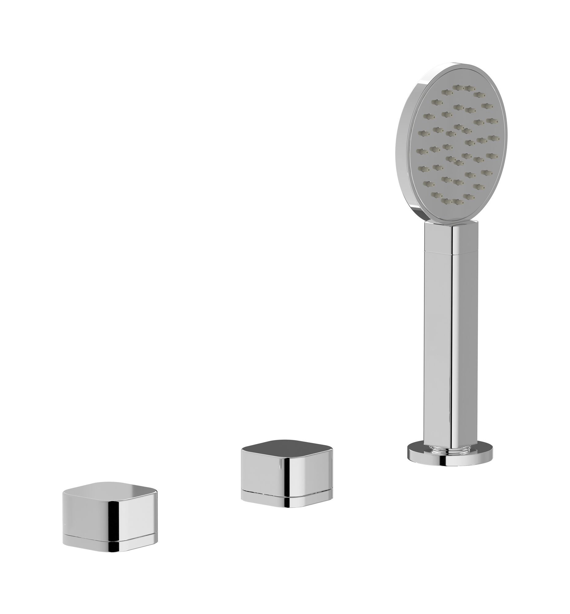 Встраиваемый смеситель для ванны с 3 отверстиями и ручным душем IB Elio ARCH-00084092 - Вид №1