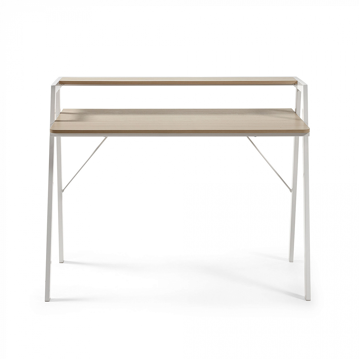 069047 Письменный стол Aarhus 114,5x60 серый дуб La Forma Alanna  - Вид №3