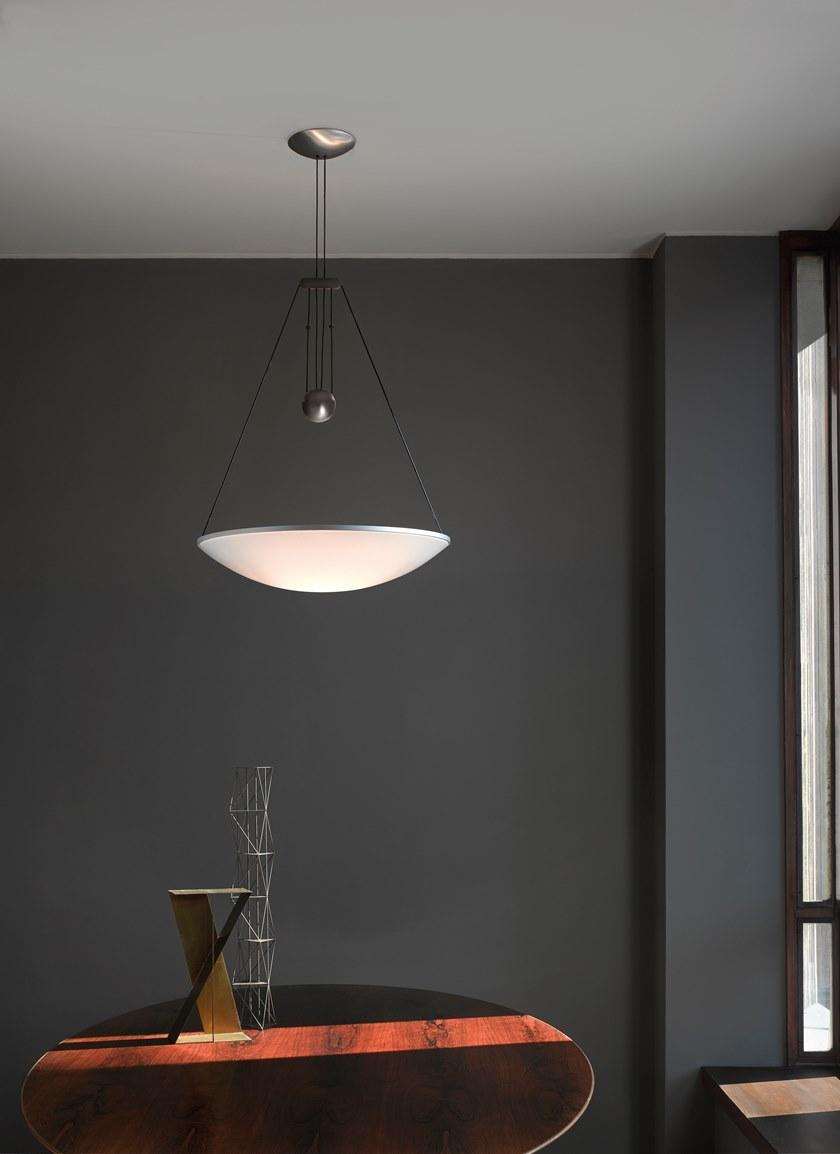 LUCEPLAN Регулируемый светодиодный подвесной светильник из поликарбоната Trama sun-id-1470828 - Вид №1