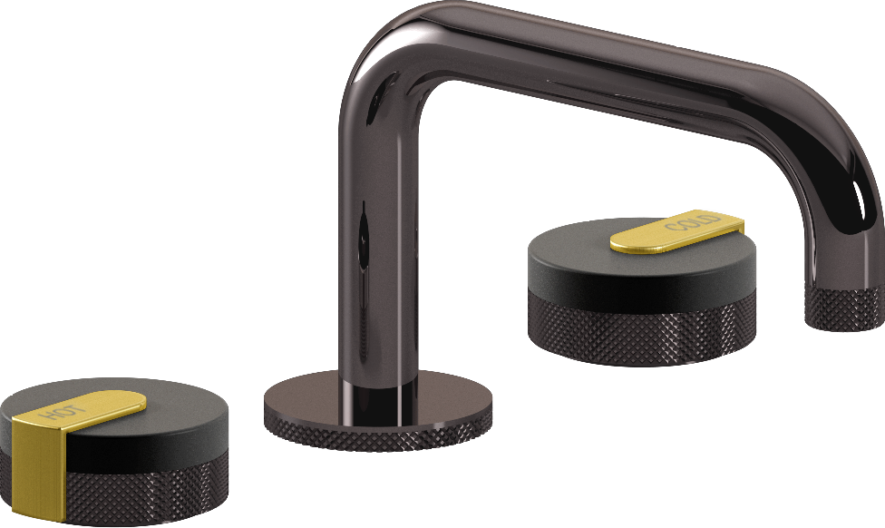 E-11510-R1MBK-L1BB-OX Смеситель для умывальника на 3 отвертия GRAFF MOD+