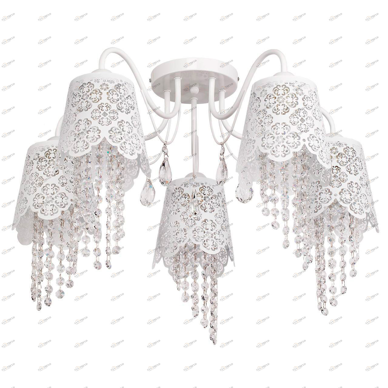 Потолочная люстра MW-Light Полин 472010405 MW-LIGHT ДИЗАЙНЕРСКИЕ, ПОЛИН 182697 Белый 