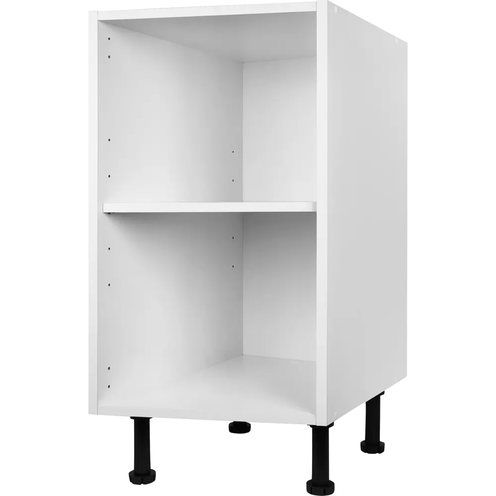 Каркас напольный угловой скошенный 40x70x56 см, ЛДСП, цвет белый 15121286 STLM-2056424 DELINIA 