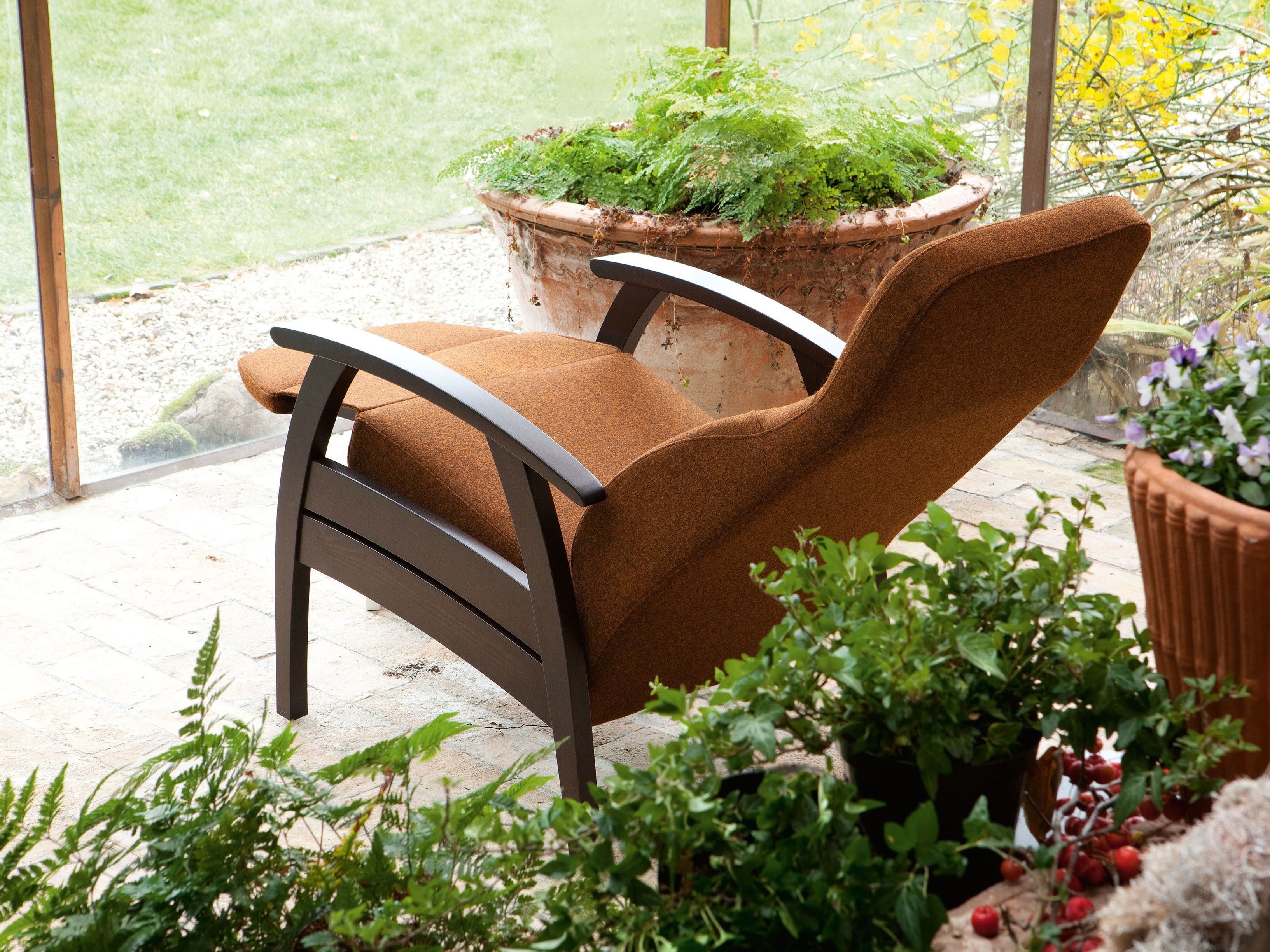 Тканевое кресло для ног с подголовником и подлокотниками PIAVAL RELAX COMPACT-Health &amp ARCH-00132028 - Вид №5