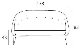 KOKET Бархатный диван Nessa sun-id-1471545 - Вид №2