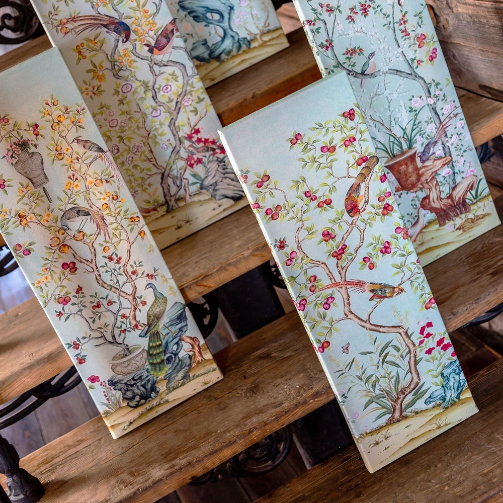 75080010 Картина «Шинуазри», версия 9/3 (холст, галерейная натяжка) Object Desire  - Вид №3