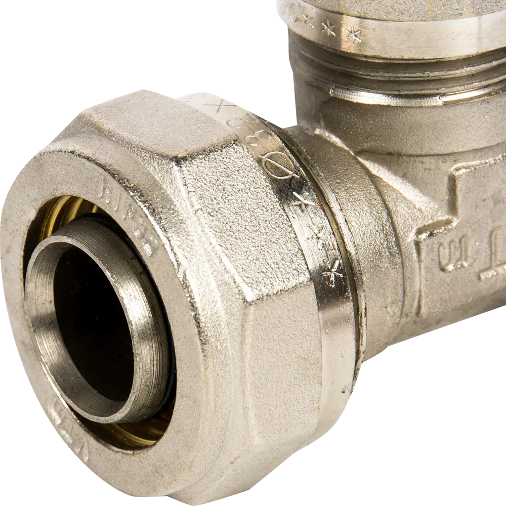 Тройник переходной Valtec 32x26x26 мм никелированная латунь VTM.331 10519279 STLM-2202739  - Вид №3
