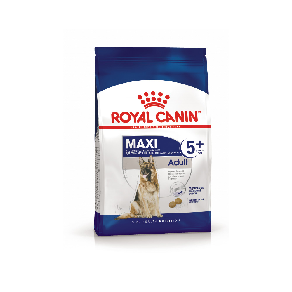 Т00008750 Корм для собак Size Maxi Adult 5+ для крупных пород старше 5 лет сух. 4кг ROYAL CANIN 