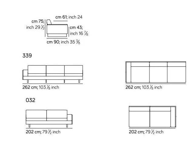 5-местный кожаный диван Amura ARCH-00110659 - Вид №2