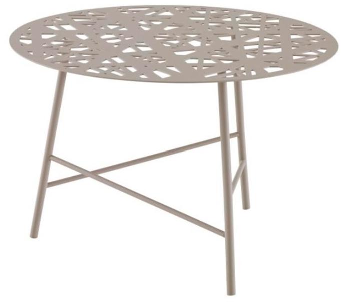 Ligne Roset Садовый столик круглый из лакированной стали  19980219  - Вид №1