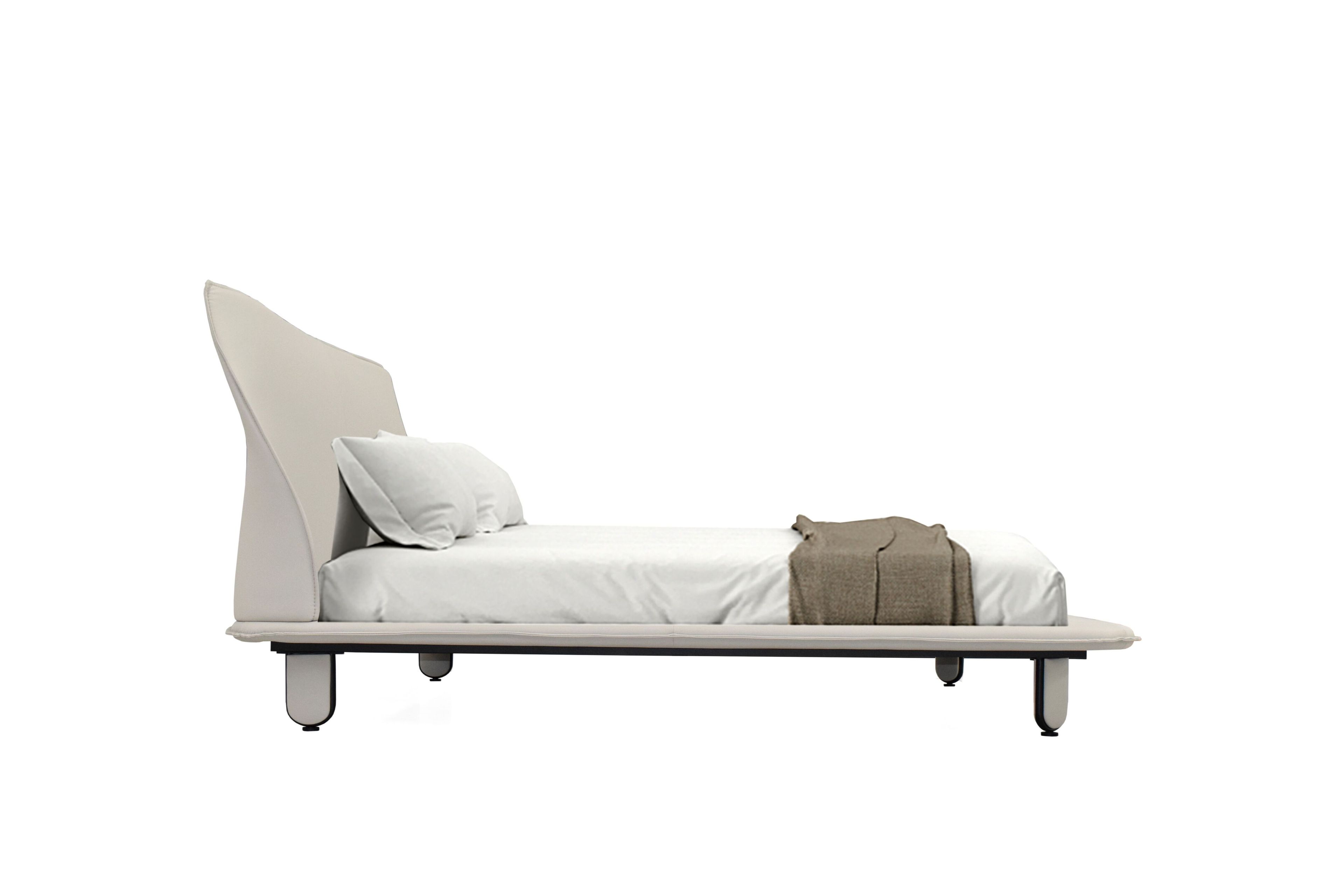 Кожаная двуспальная кровать ABLE WAVERLY ARCH-00076941 - Вид №1