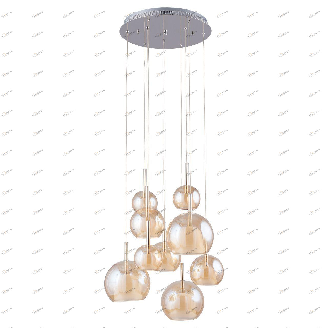 Дизайнерская подвесная люстра Spot Light Bellissima 1113928 бежевая SPOT LIGHT ДИЗАЙНЕРСКИЕ 108190 Бежевый 
