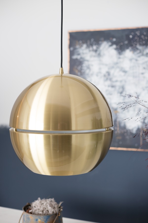 Лампа подвесная Retro ’70 r40, золотая Zuiver 5002443 - Вид №1