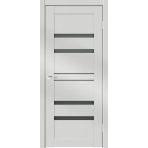 Комплект двери Линеа 6 остекленная 80x200 см HardFlex цвет платина светлая без доборов