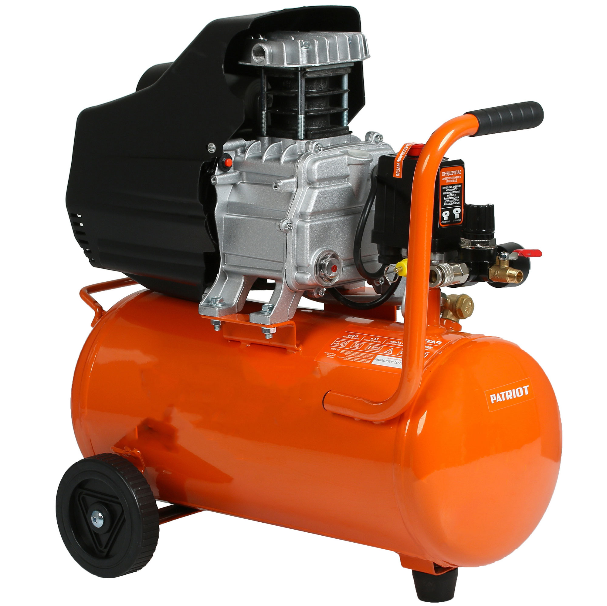 Компрессор поршневой безмасляный Patriot EURO 24-240K2 + набор пневмоинструмента 5062512 STDN-0136509 - Вид №2