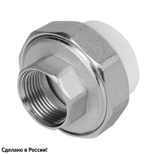 Муфта разъемная раструбная Ростерм 3/4"x32 мм ВР полипропилен 82185579 STLM-2153352
