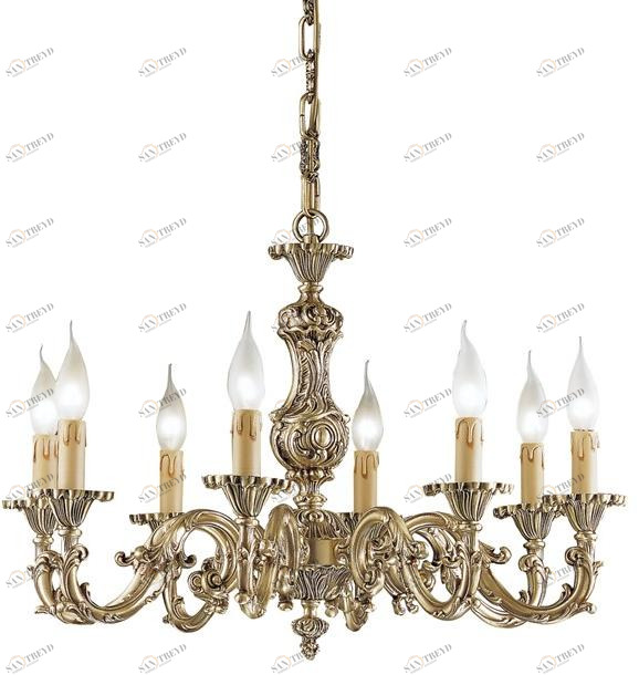 Possoni Illuminazione Люстра из атласной латуни Oldie 504/8