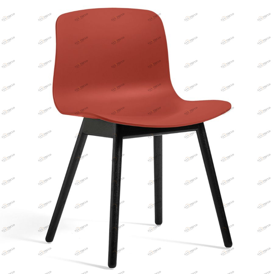 Стул AAC12, красный с черными ножками Hay 932143