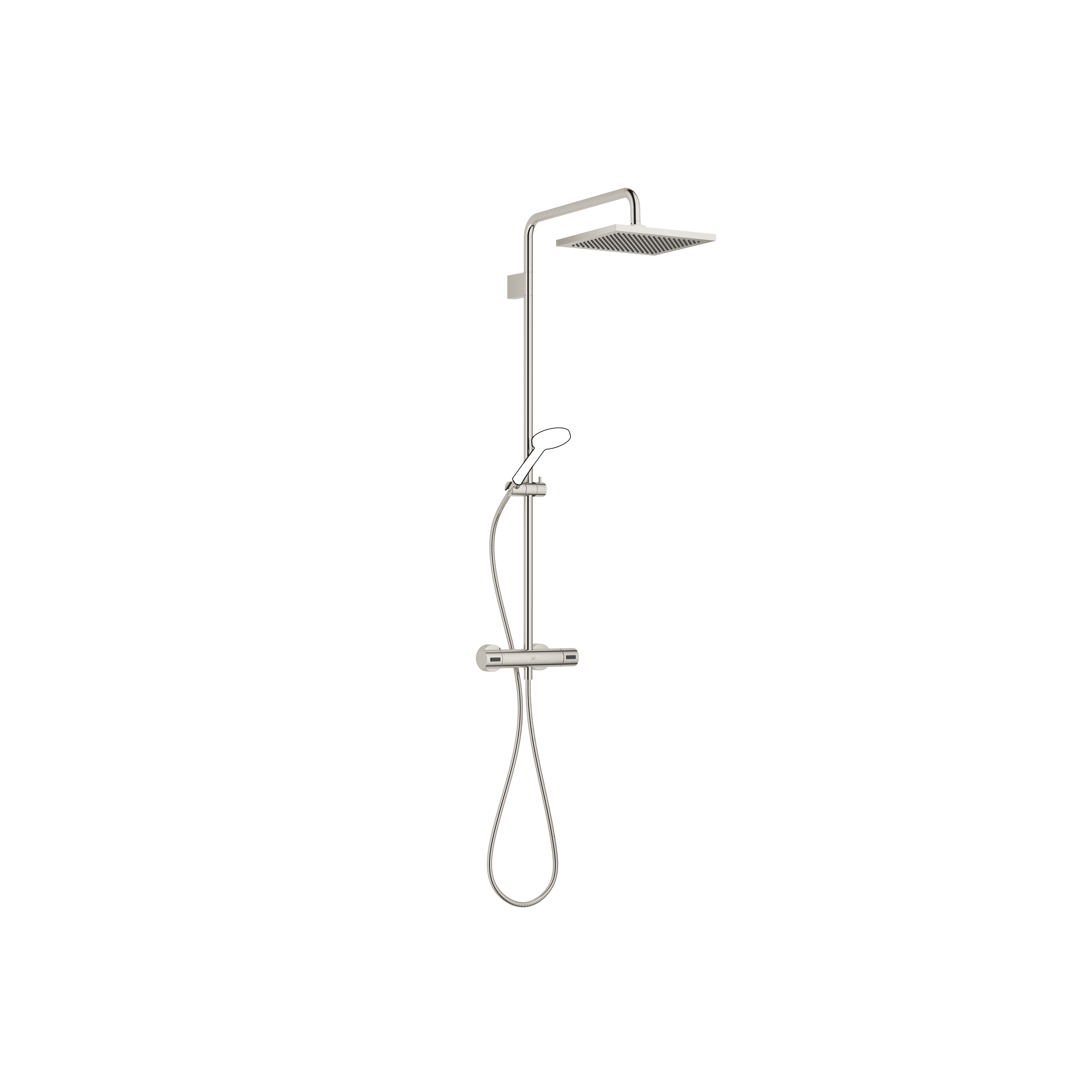 Showerpipe с термостатом для душа без ручного душа - Platinum DornBracht 34459980-08