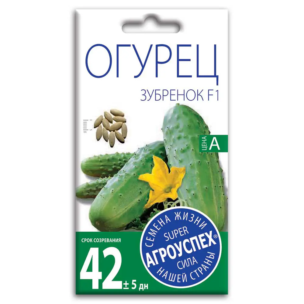 Семена овощей Агроуспех огурец Зубренок F1 89402512 STLM-2201299 Santreyd 