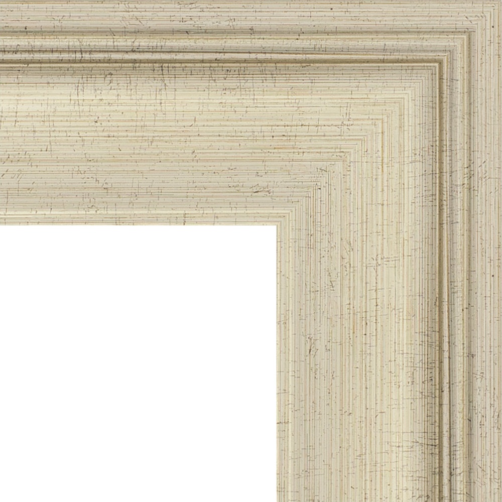 BY 1226 Зеркало с фацетом в багетной раме - травленое серебро 95 mm EVOFORM Exclusive - Вид №4