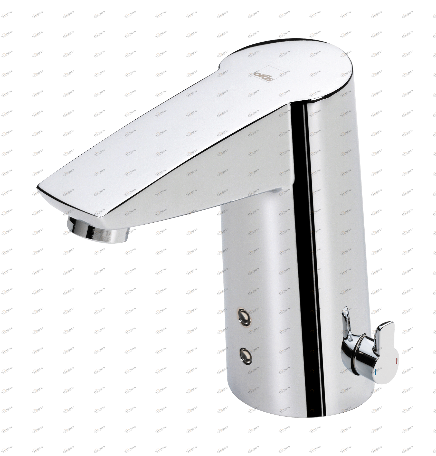 Oras 2814FZ Смеситель для умывальника, 6 V, Bluetooth 2814FZ Cubista Хром 