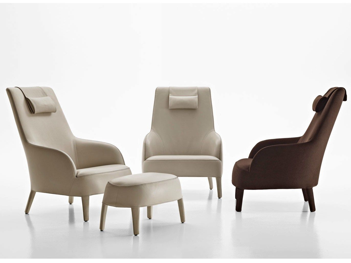 Кресло bergère с подголовником Maxalto ARCH-00133871 - Вид №2