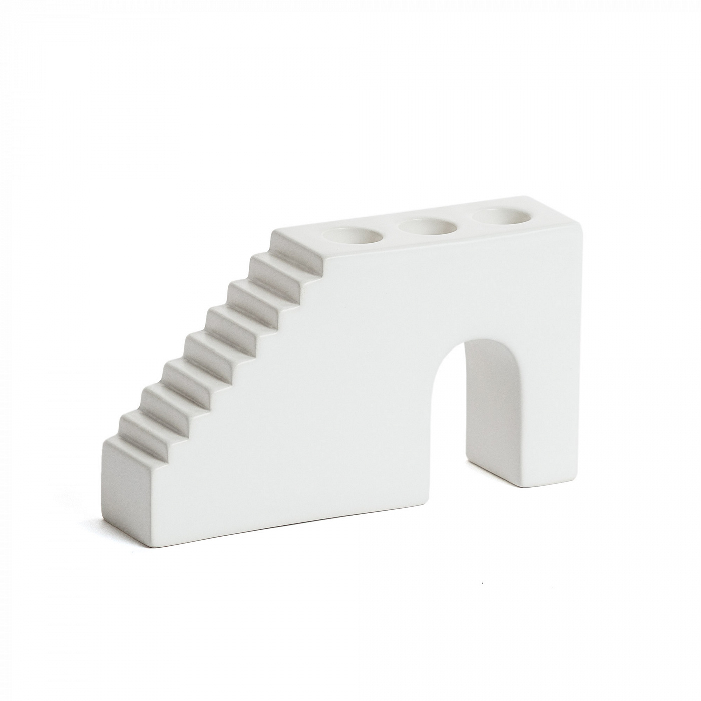 070557 Подсвечник белый La Forma Anteia  - Вид №1