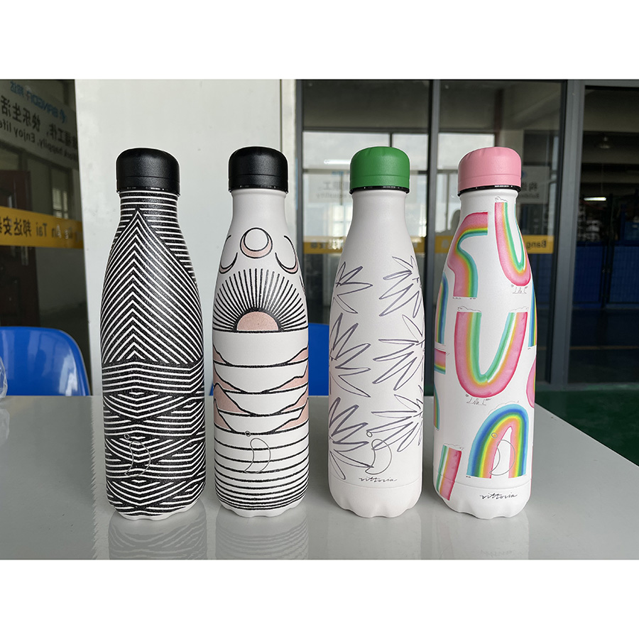 B500ARTDM1 Термос artist, darren thomas magee the sea, 500 мл Chilly's Bottles  - Вид №1