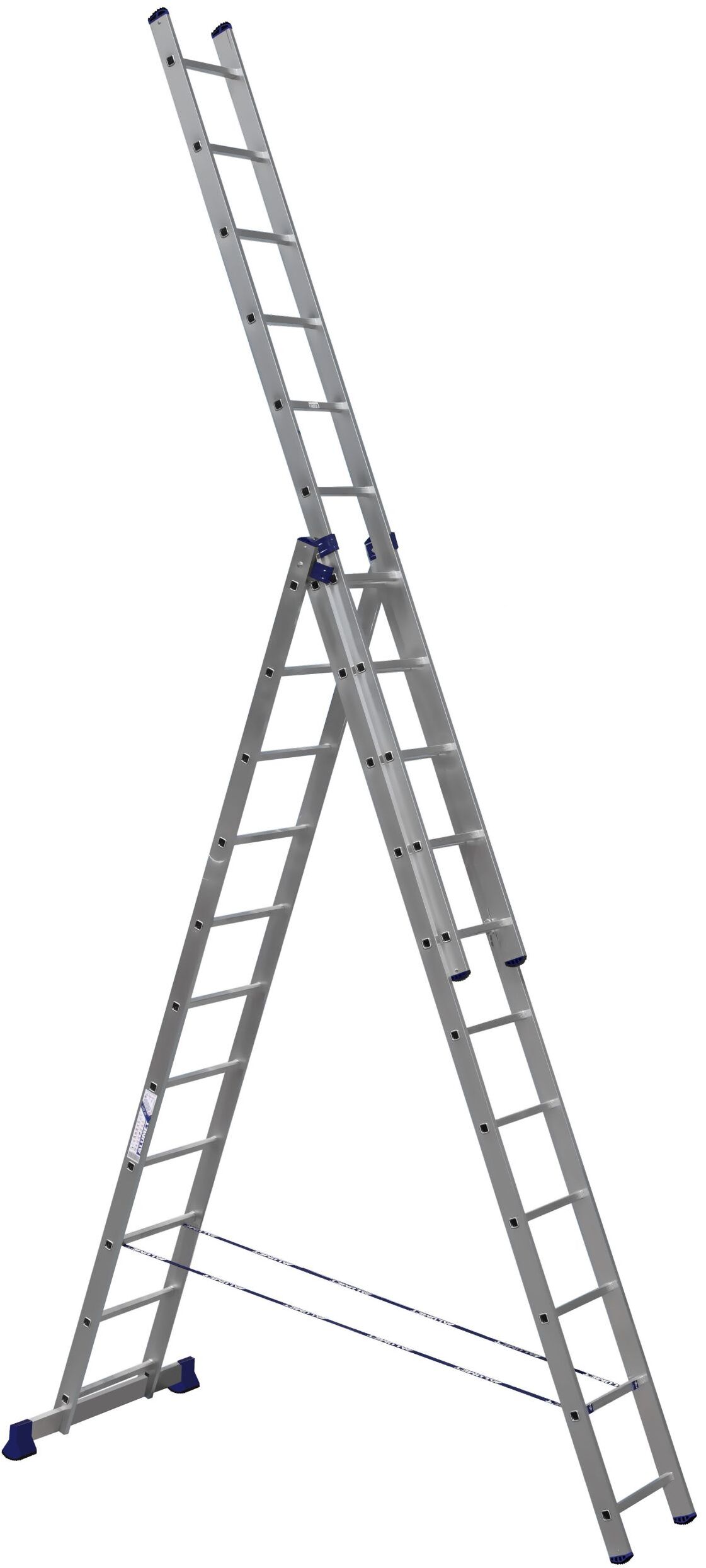 Алюминиевая трехсекционная универсальная лестница