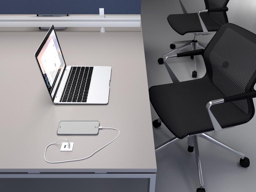 ASA PLASTICI Выдвижная электрическая розетка с usb Versalogic sun-id-1459444 - Вид №2