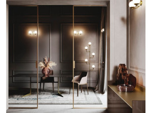 Алюминиевые и стеклянные раздвижные двери