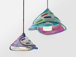 Подвесной светильник для наружного и внутреннего освещения из ткани Maris