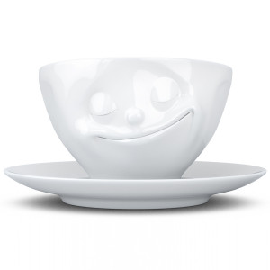 T01.43.01 Чайная пара tassen happy 200 мл белая Tassen by FIFTYEIGHT PRODUCTS