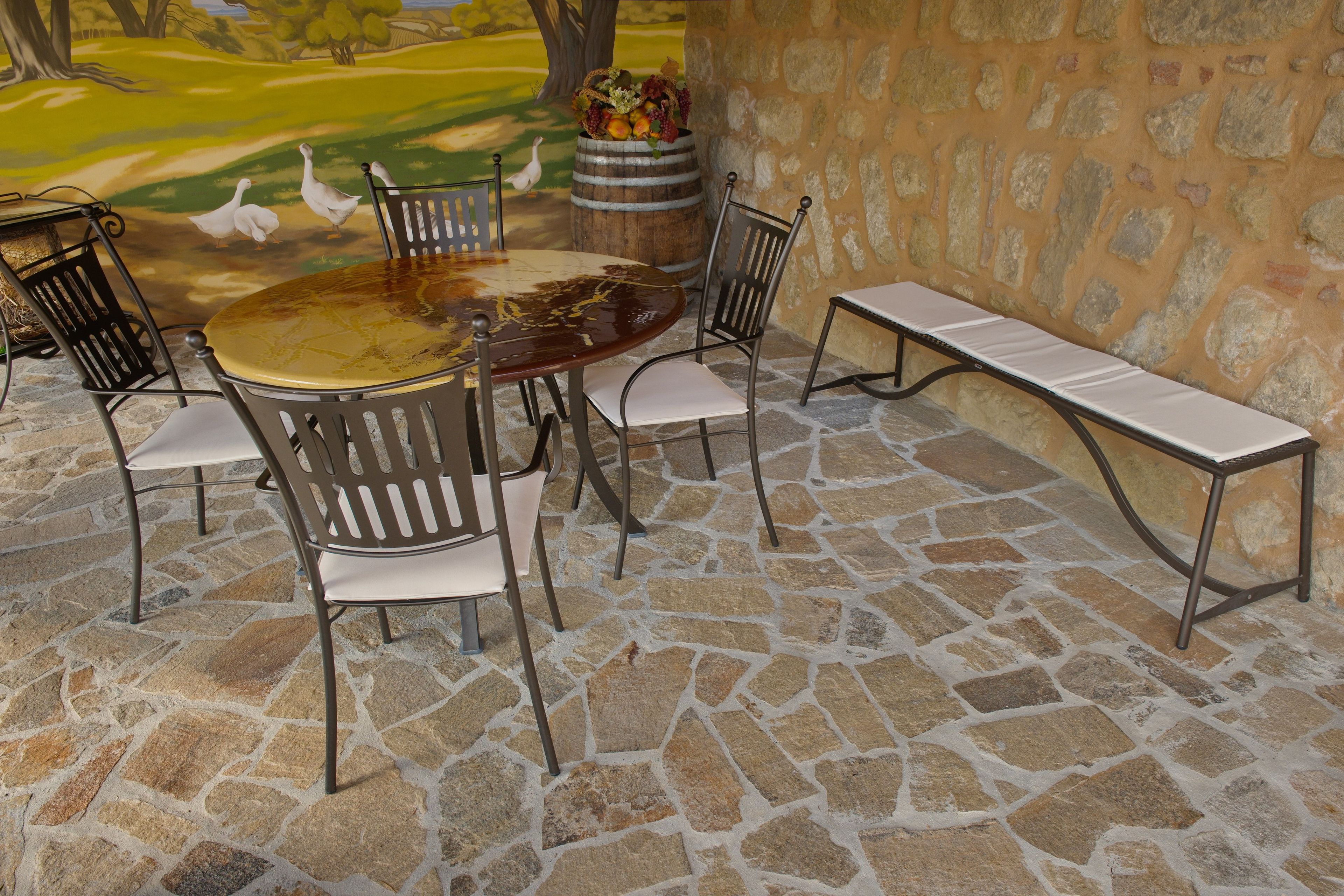 Пол из натурального камня B&B Rivestimenti Naturali брусчатка ARCH-00021907 - Вид №6