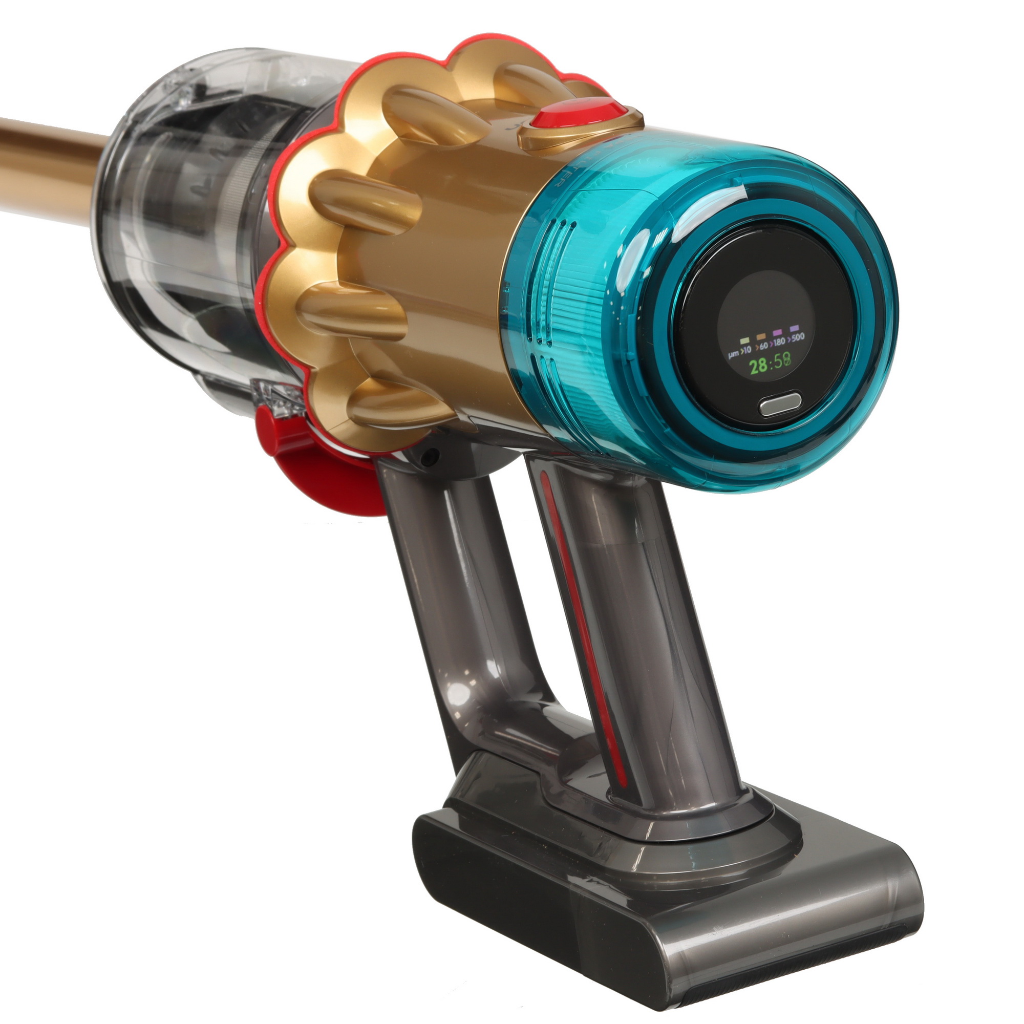 5470956 Пылесос  вертикальный  Dyson V12 Detect Slim Absolute  желтый STDN-0005432 - Вид №4