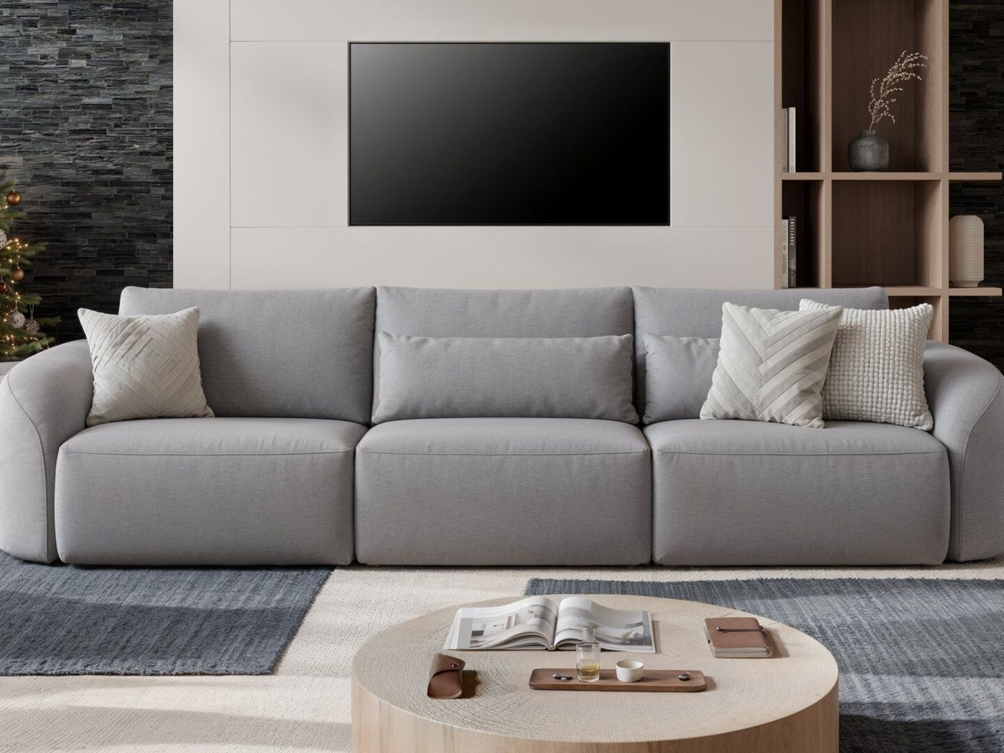 3-местный тканевый диван Sofanella Санкт-Мориц ARCH-00108112 - Вид №5