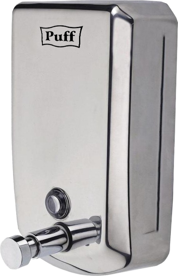 1402.138 Дозатор с ключом для жидкого мыла из нерж стали антивандальный 8708 PUFF