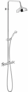 Nobili Rubinetterie Настенная термостатическая душевая стойка с душевой лейкой Grazia Grc0030/30cr