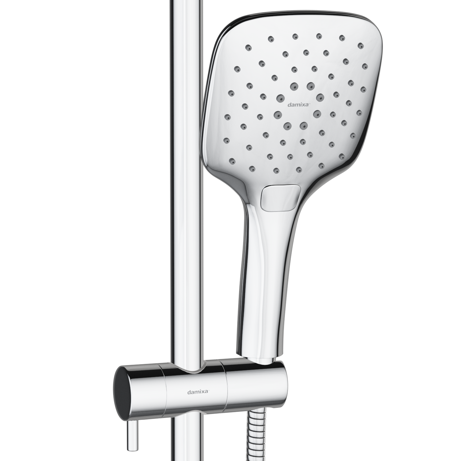 978200000 душ. система: верхний душ 220мм ручн.душ 120мм 3 режима штанга 1010мм Damixa Origin Evo  - Вид №3