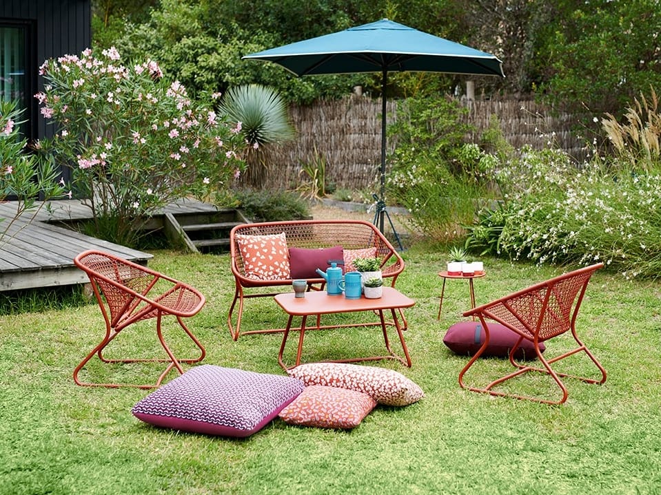 Алюминиевая садовая скамейка со спинкой Fermob Шестидесятые ARCH-00059817 - Вид №3