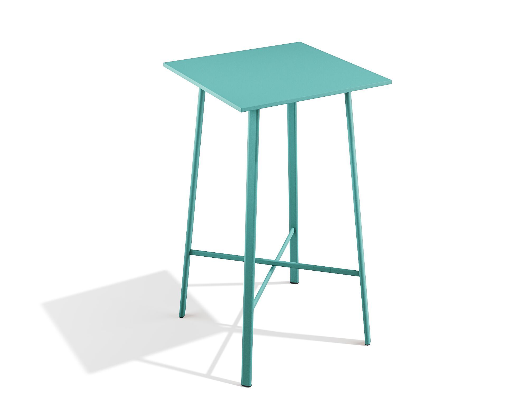 Высокий квадратный стальной стол BABEL D ARCH-00004161 - Вид №1